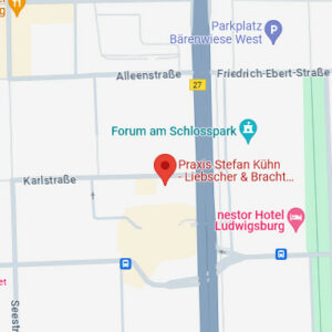 Bild Karte zur Praxis auf Google Maps